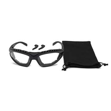 Tears Free Onion Glasses Anti-tear Free Cutting Chopping Eye Protect Cooking BBQ Kitchen Gadget Goggle (black)