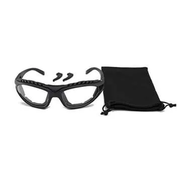 Tears Free Onion Glasses Anti-tear Free Cutting Chopping Eye Protect Cooking BBQ Kitchen Gadget Goggle (black)