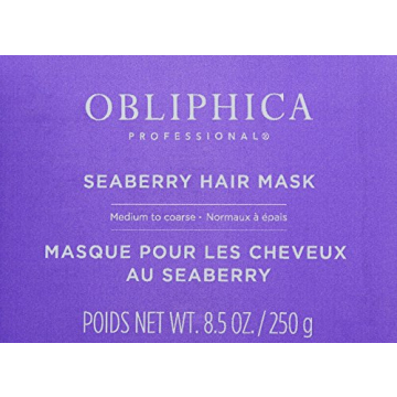 Obliphica Seaberry Hair Mask - Hydrating Hair Treatment