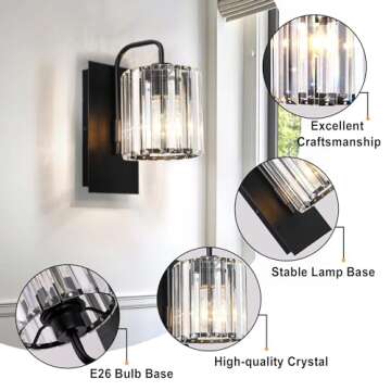 Elegant Grneric Crystal Wall Sconces for Modern Spaces