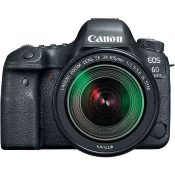Canon EOS 6D Mark II DSLR Camera with 24-105mm f/3.5-5.6 Lens (International Model) (1897C021) - Starter Bundle
