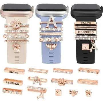 Decorative Ring Loops for Apple Watch Bands - 13 Packs