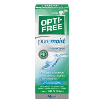 Opti-Free Puremoist Contact Lens Solution 10 FL Oz - Comfort & Hygiene