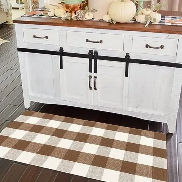 Buffalo Plaid Outdoor Rug - Farmhouse Charm for Every Entrance