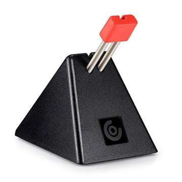 CASETHRONE Gaming Mouse Cable Management,aBell Mouse Bungee Device for Esports FPS Game(Black)