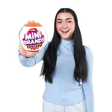 Mini Brands Create MasterChef Series 1 Capsule by ZURU- Real Miniature MasterChef Creations Collectible Toy, Capsules of Mystery MasterChef Food Items and Accessories, for Kids, Teens, and Adults