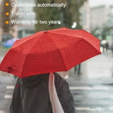 SIEPASA Windproof Travel Umbrella - Compact & Automatic