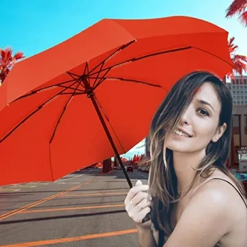 SIEPASA Windproof Travel Umbrella - Compact & Automatic