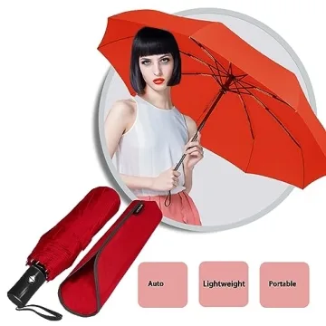 SIEPASA Windproof Travel Umbrella - Compact & Automatic