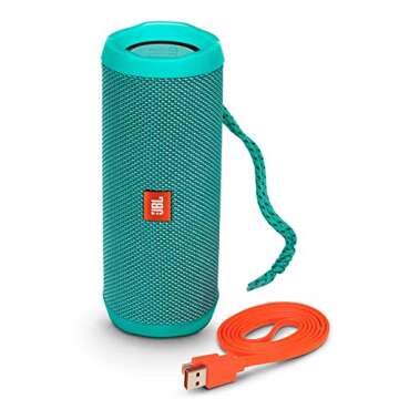 JBL Flip 4 Waterproof Portable Bluetooth Speaker - Teal