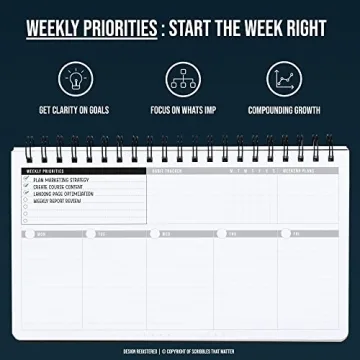 Get Organized: 2024 Undated Weekly Planner with Habit Tracker