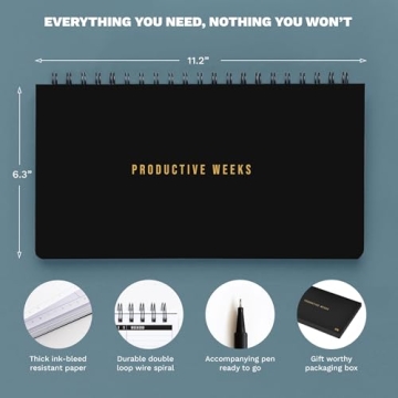 Get Organized: 2024 Undated Weekly Planner with Habit Tracker