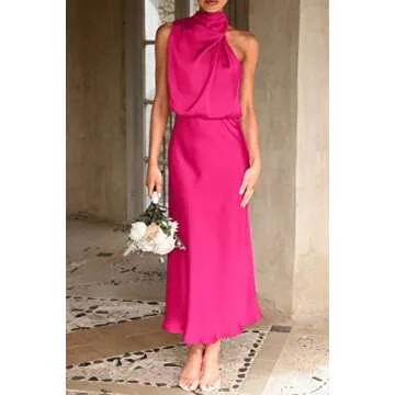 Elegant Satin Maxi Dress for Every Occasion