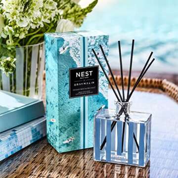 NEST Fragrances Ocean Mist & Sea Salt NEST x Gray Malin Reed Diffuser