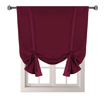 H.VERSAILTEX Red Christmas Blackout Curtains for Energy Efficiency