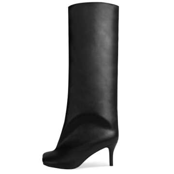 Stylish VOZTOLLS Knee High Boots for Women - Size 10