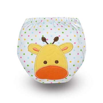 Baby Potty Training Pants Toddler Girls Training Underwear Toilet Training Panties 18-24 months 2T Cotton 5 Pack