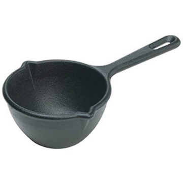 Lodge Cast Iron Melting Pot - Pre-Seasoned 15-Ounce Perfect for Sauces