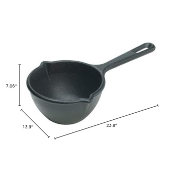 Lodge Cast Iron Melting Pot - Versatile 15-Ounce Kitchen Essential