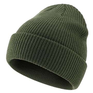 Connectyle Classic Men's Warm Winter Hats Acrylic Knit Cuffed Beanie Cap Daily Beanies Watch Hat