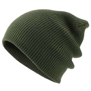 Connectyle Classic Men's Warm Winter Hats Acrylic Knit Cuffed Beanie Cap Daily Beanies Watch Hat