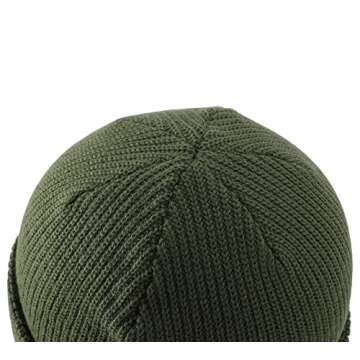Connectyle Classic Men's Warm Winter Hats Acrylic Knit Cuffed Beanie Cap Daily Beanies Watch Hat