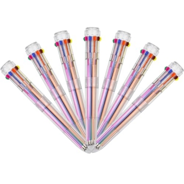 HeTaoCat 10-in-1 Retractable Multicolor Pens for All Ages