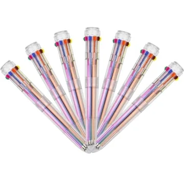 HeTaoCat 10-in-1 Retractable Multicolor Pens for All Ages