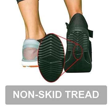 MARS WELLNESS Premium Post Op Broken Toe/Foot Fracture Square Toe Walking Shoe - Womens (Large (Pack of 1))