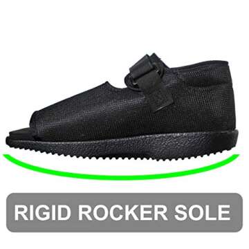 MARS WELLNESS Premium Post Op Broken Toe/Foot Fracture Square Toe Walking Shoe - Womens (Large (Pack of 1))