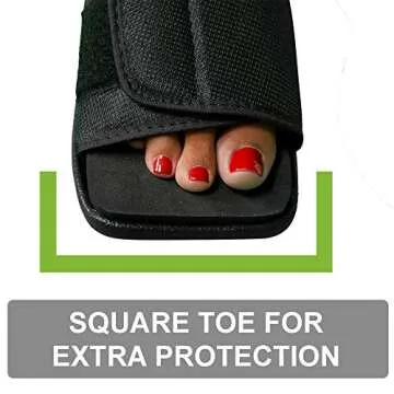 MARS WELLNESS Premium Post Op Broken Toe/Foot Fracture Square Toe Walking Shoe - Womens (Large (Pack of 1))