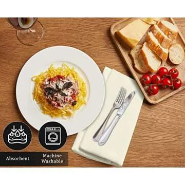 Buy Ruvanti Cloth Napkins - Elegant, Durable, Washable Set