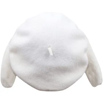 Sweet Lolita Beret Cap for Women with Bunny Ears