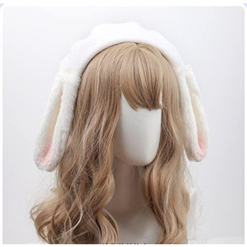 Sweet Lolita Beret Cap for Women with Bunny Ears
