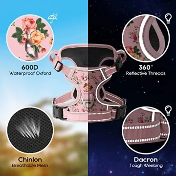 Timos No Pull Dog Harness with Adjustable Fit and Safety