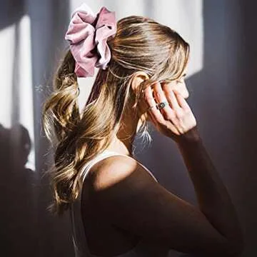 Oversized Velvet Scrunchies for Luxurious Hair Styling