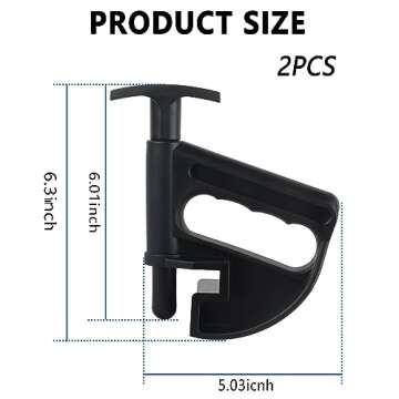 Aokdom 2PCS Car Tire Changer,Portable Tire Bead Breaker Tool Tire Tools for Changing Tires,Universal...