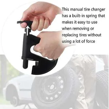 Aokdom 2PCS Car Tire Changer,Portable Tire Bead Breaker Tool Tire Tools for Changing Tires,Universal Tire Mounting Tools Manual Tire Changer Machine for Cars Trucks SUV