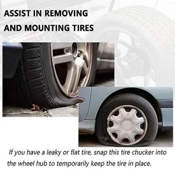 Aokdom 2PCS Car Tire Changer,Portable Tire Bead Breaker Tool Tire Tools for Changing Tires,Universal Tire Mounting Tools Manual Tire Changer Machine for Cars Trucks SUV