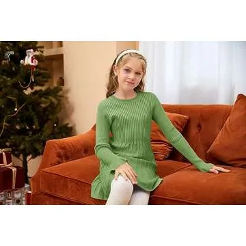 Pengfei Baby Girls Faux Fur Teddy Long Coat Tollder Kids Winter Fleece Jacket Warm Outwear Clothes