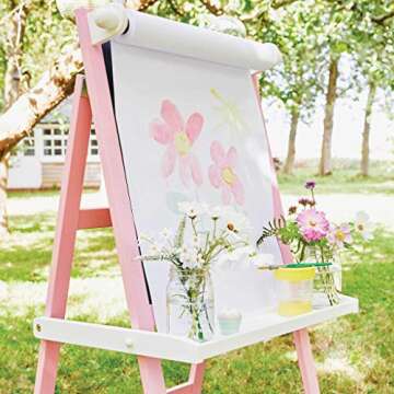 White Kraft Easel Paper Roll - Versatile Gift Wrapping & Crafting Solution