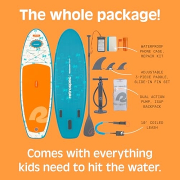 Retrospec Weekender Nano Kids Paddle Board for Summer Fun