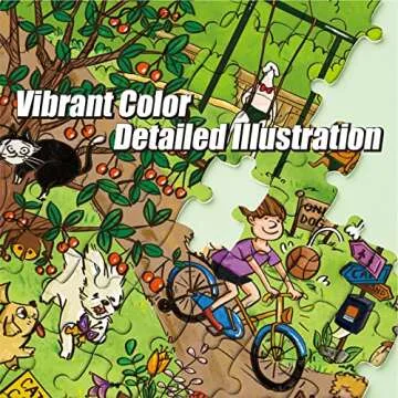 Antelope - 1000 Piece Puzzle for Adults, Dog Park Jigsaw Puzzles 1000 Pieces - 1000 Pieces High Resolution, Matte Finish, Smooth Edging, No Dust Leisure Animal Puzzle