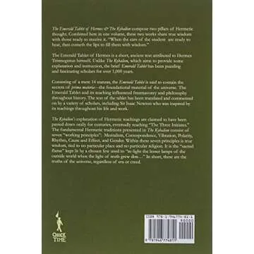 The Emerald Tablet of Hermes & The Kybalion: Two Classic Books on Hermetic Philosophy