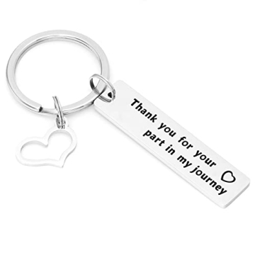 Kivosiiviz Counselor Keychain Thank You for Your Part in My Jouney Thank-You Jewelry Gifts for Schoo...