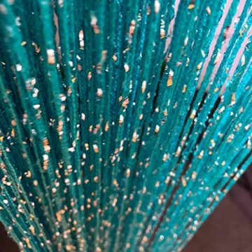 Hysenm 2 Pack Glitter String Curtains - Stylish Decor