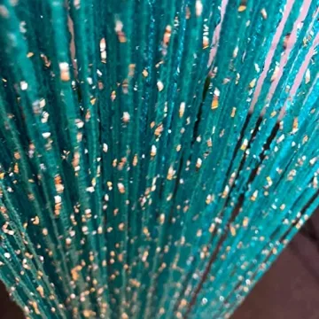 Hysenm 2 Pack Glitter String Curtains - Stylish Decor