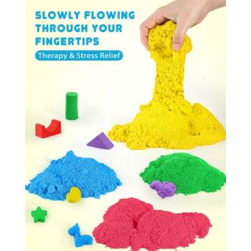 AtMini Play Sand Kit - 11lbs Magic Sand for Kids