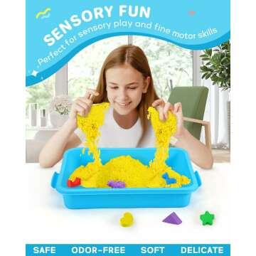 AtMini Play Sand Kit - 11lbs Magic Sand for Kids