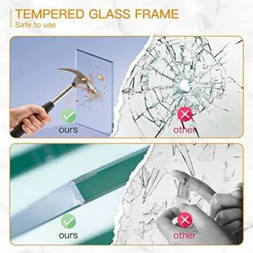 XUANLUO 5x7 2pcs Picture Frame Elegant Wood Grain Color Photo Frame with Tempered Glass Antique Frame for Desk Standing Wall Hanging Family Wedding Gifts